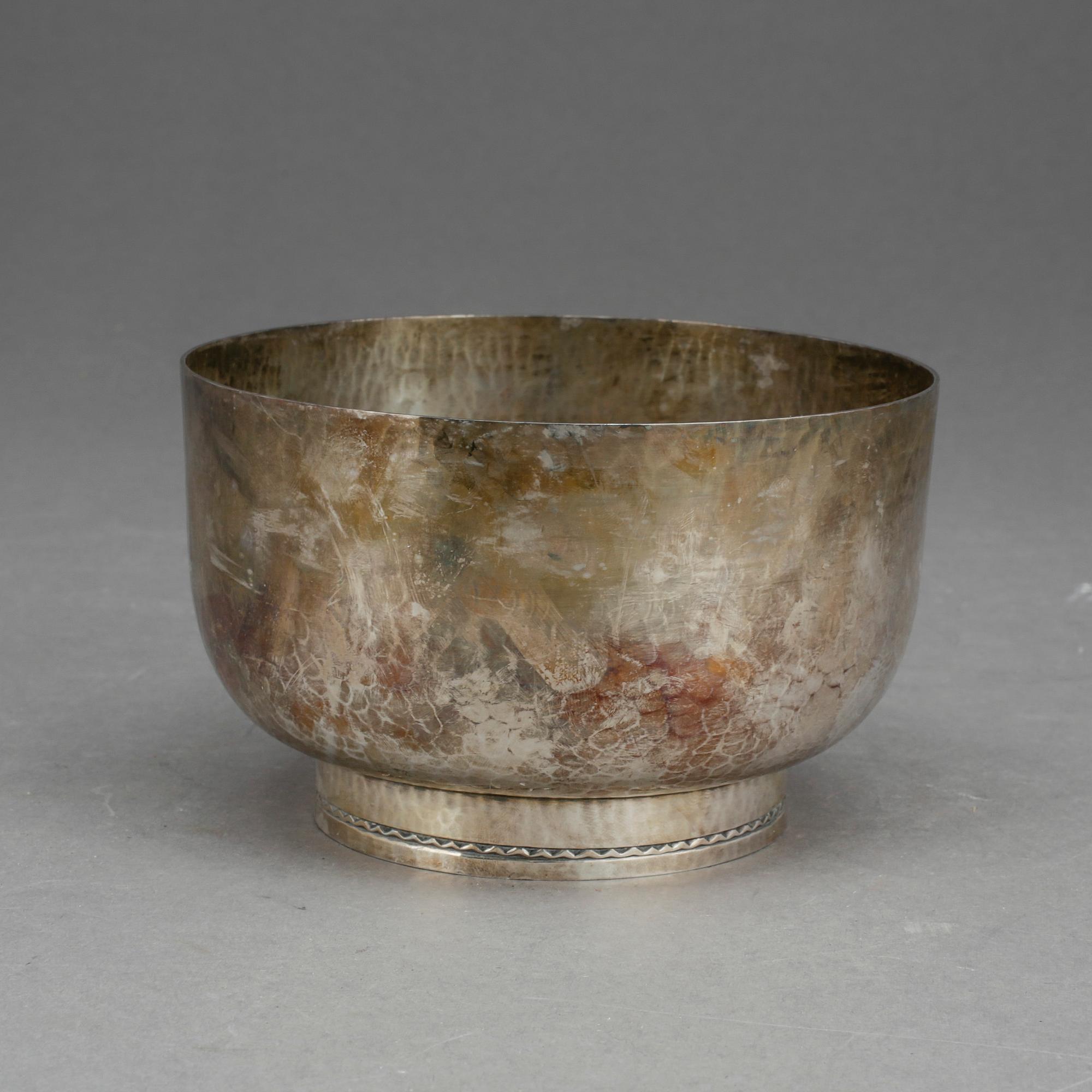 SKÅL, silver, "Sofiero", stämplad I Råström, Stockholm 1985.