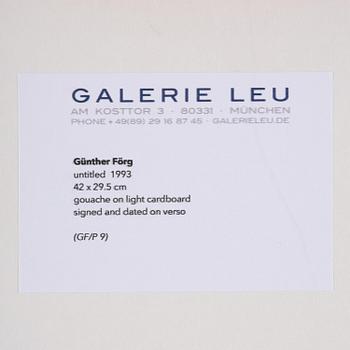Günter Förg, "Untitled".