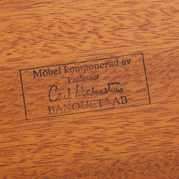 CARL MALMSTEN, a pair of 'Ovalen' mahogany tables.