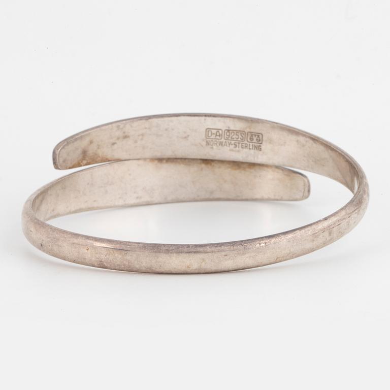 David Andersen sterling silver bangle.