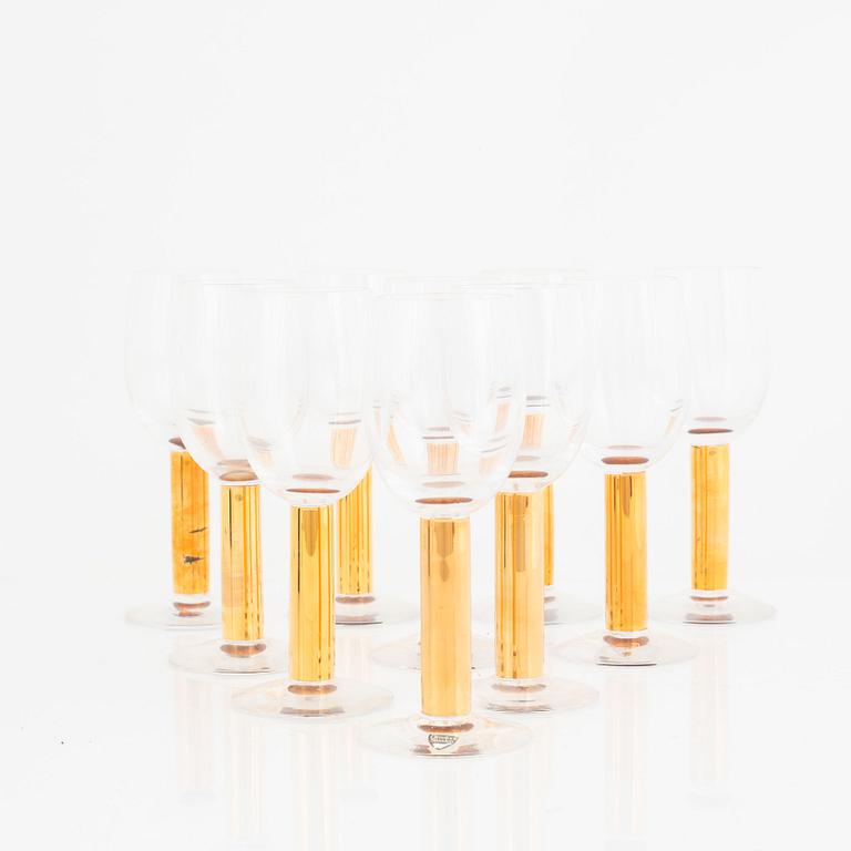 Gunnar Cyrén, glasses, 10 pcs, "Nobel", Orrefors.