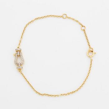 Armband med briljantslipade diamanter.