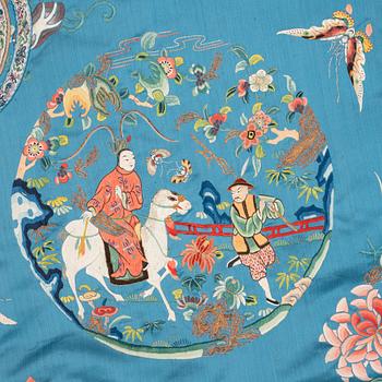 A Chinese embroidered robe, early 20th Century.