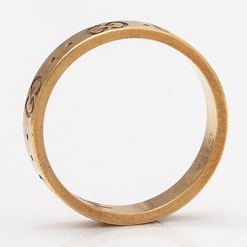 Gucci, An 18K gold ring "Icon". Marked Gucci, Made in Italy, 13.