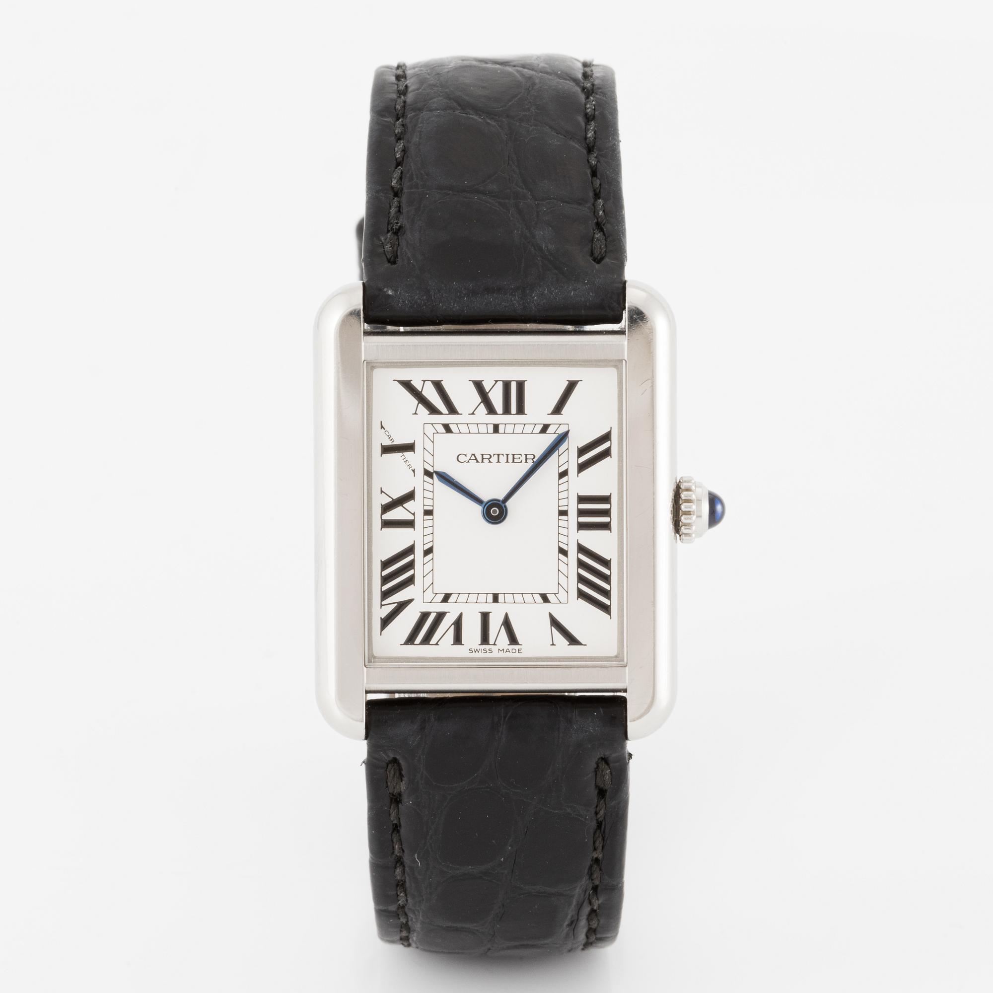 Cartier, Tank Solo, wristwatch, 24.5 mm.