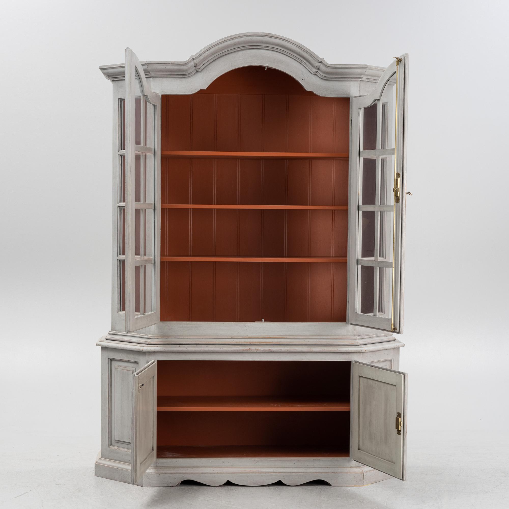 A painted cabinet, second half of the 20th Century.