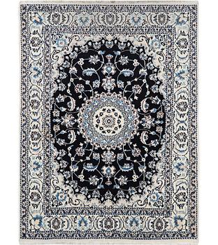A rug, Nain, part silk, c. 232 x 167 cm.