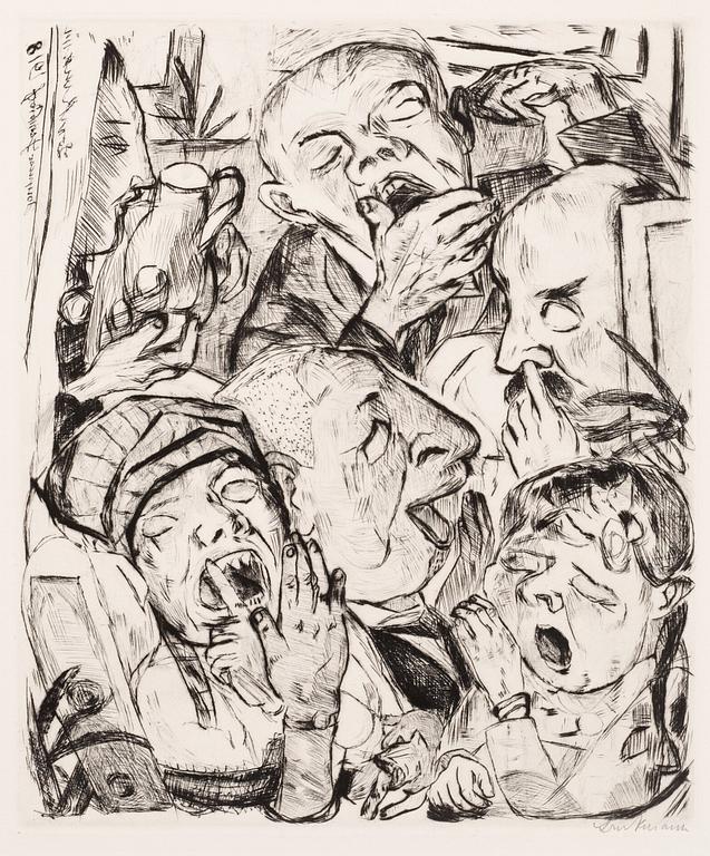 Max Beckmann, "Gesichter".