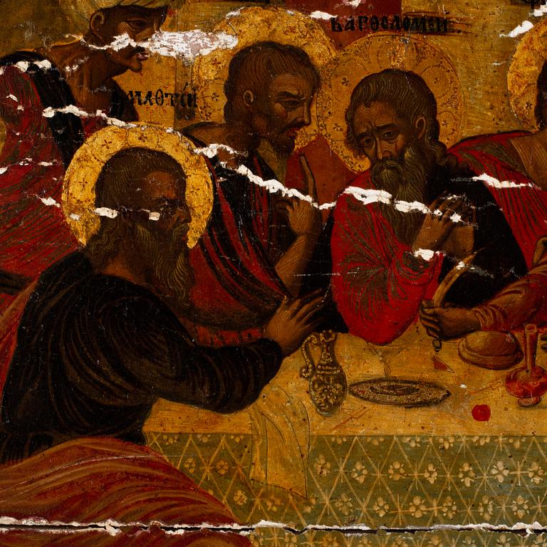 Icon, tempera on panel, Greece, 18th century.