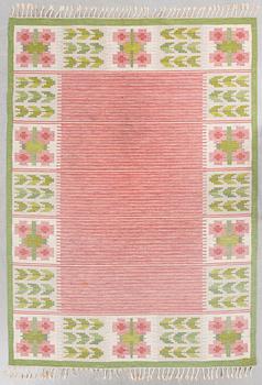 Berit Woelfer, rug, röllakan, "Flora", 200 x 280 cm, Axeco Svenska AB.