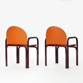 KARMSTOLAR, ett par, No 54, Gae Aulenti, Knoll International, 1975.