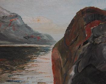 MUANI, E, olja på duk, sign o dat 1895.