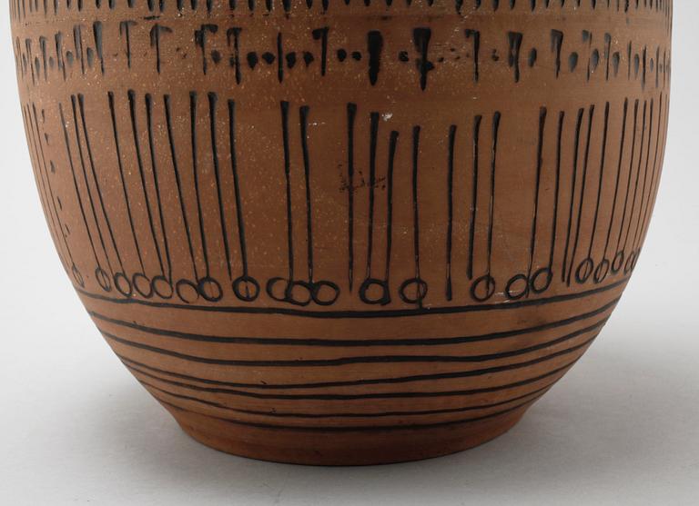 LISA LARSON, vas, stengods, Gustavsberg, omkring 1900-talets mitt.