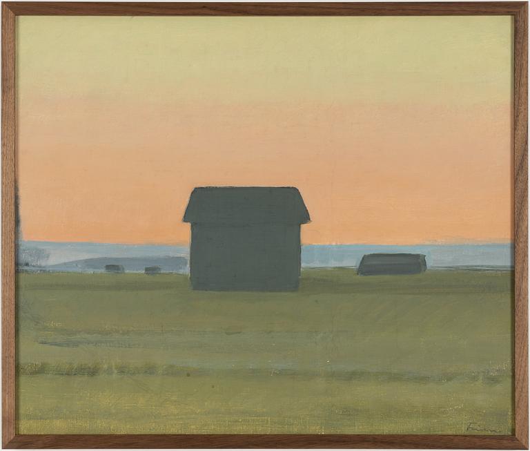 Vera Frisén, Cabins at Sunset.