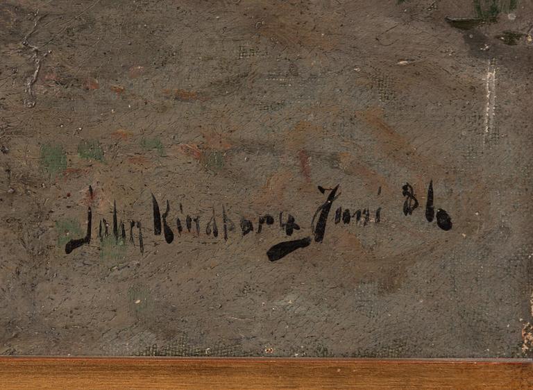 Johan (John) Kindborg, Farmyard scene.