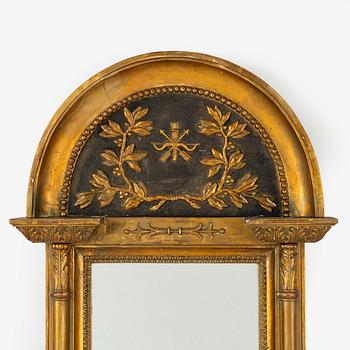 A Swedish Empire mirror, first half of the 20th Century.