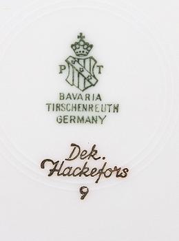 KAFFESERVIS, 38 delar, porslin, Bavaria Tirschenreuth, Dek. Hackefors.