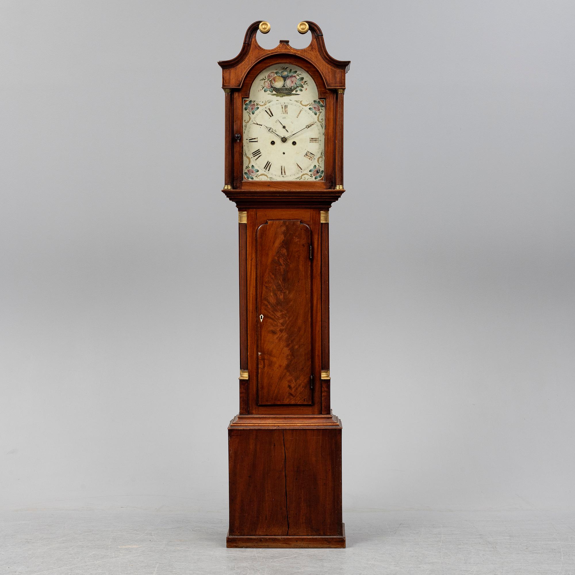An english 19th century  longcase clock.