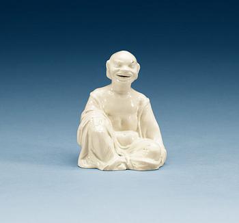 746. A cream ware 'Pagoda' figure, 19th Century.