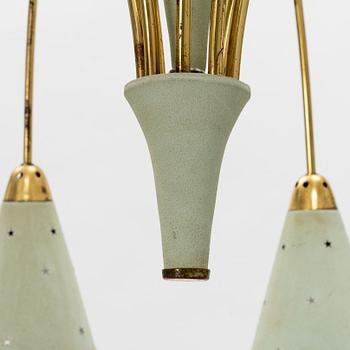 An Italian ceiling light, mid 20th Century.