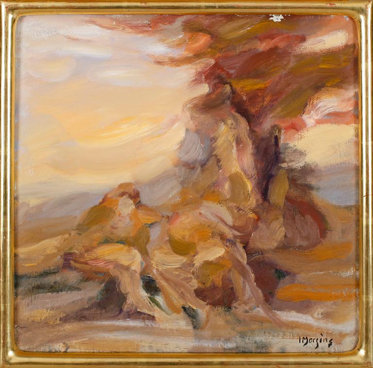 IVAR MORSING, olja på duk, signerad.