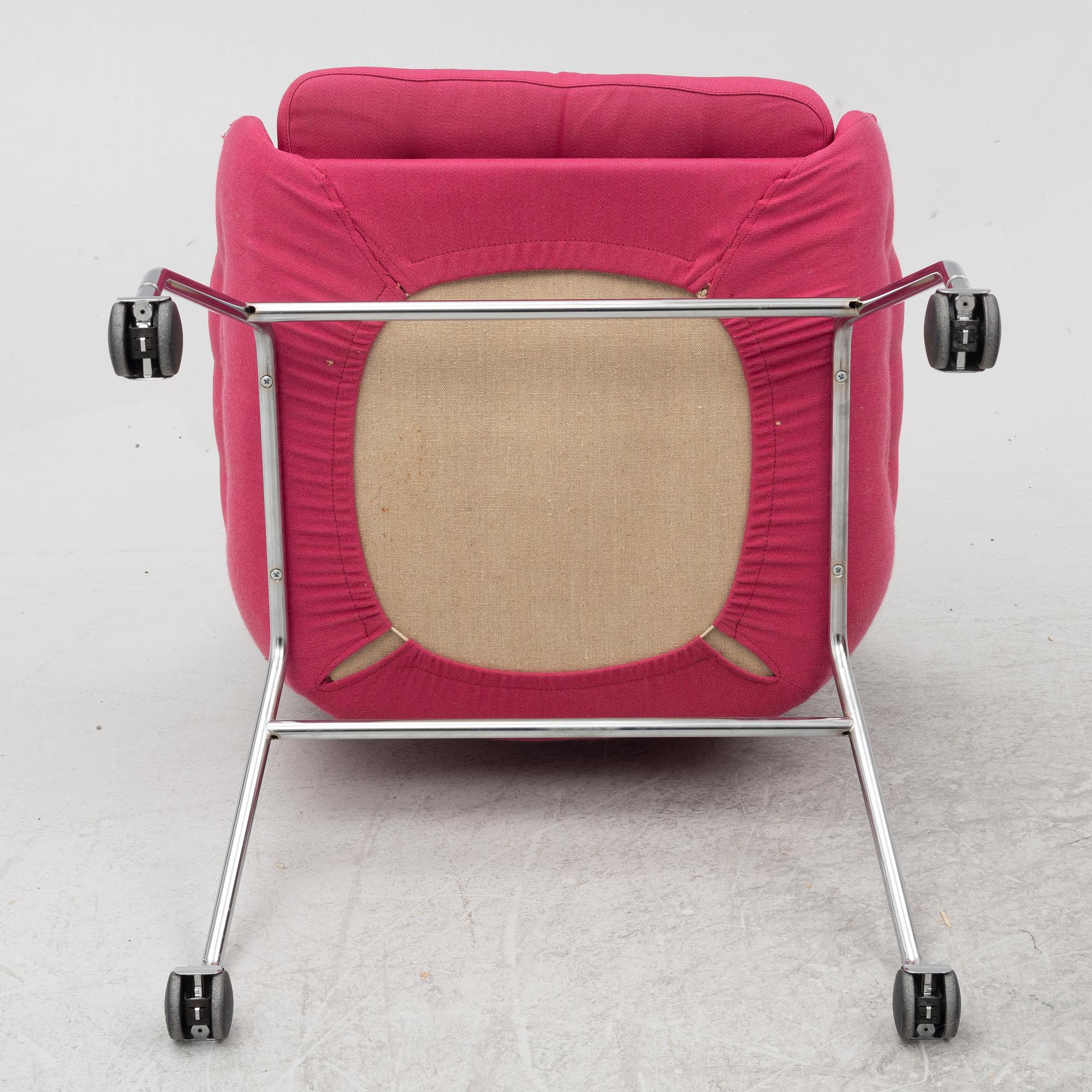 Bruno Mathsson, five "Milton" armchairs, late 20th century.