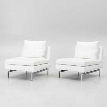 Armchairs, a pair, Ligne Roset, France.