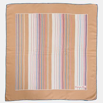 Christian Dior, a silk scarf.
