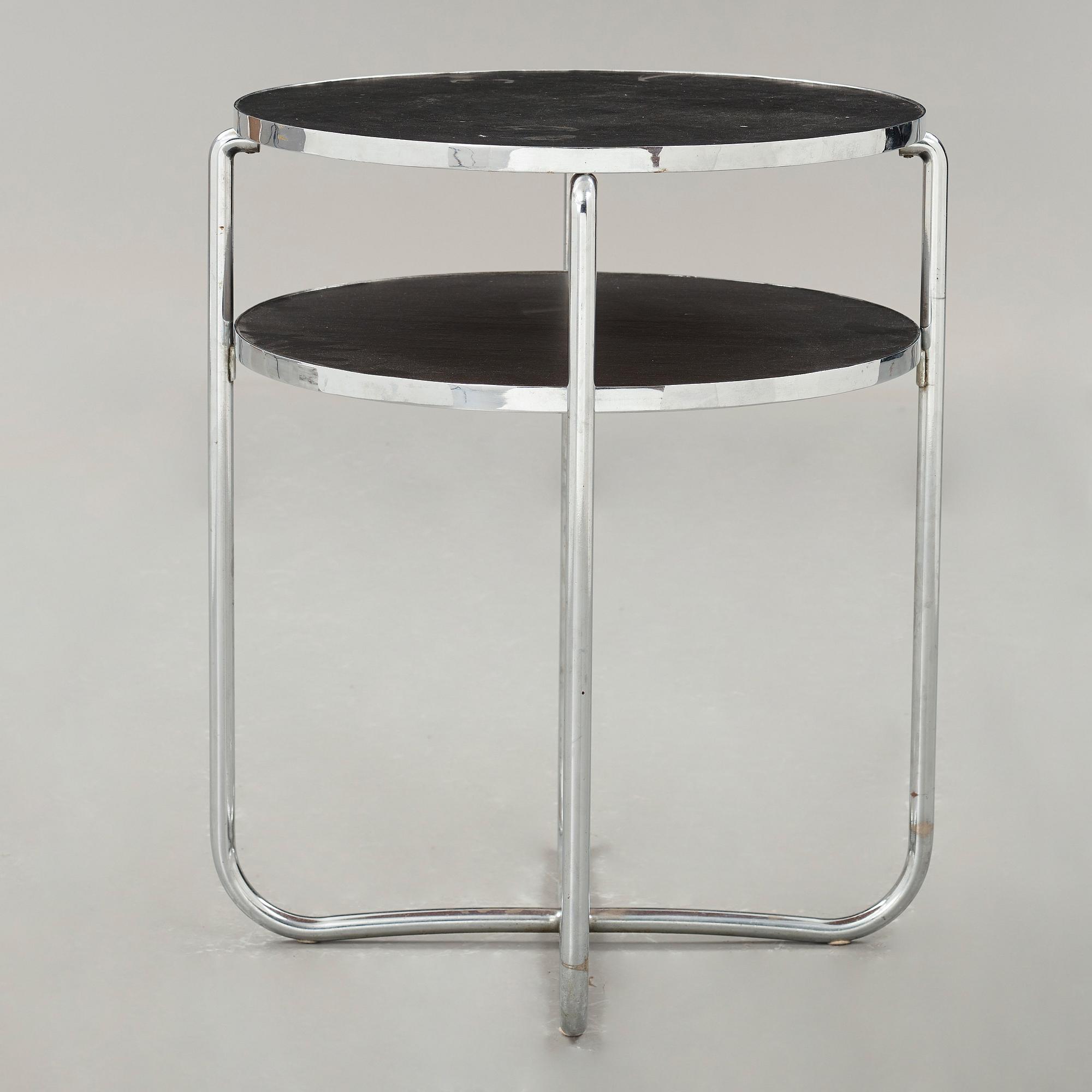 Harald Elof Notini, a tubular steel table for Böhlmarks, Stockholm 1930's.