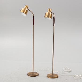 A pair of floor lights, Armaturhantverk, second half of the 20th Century.