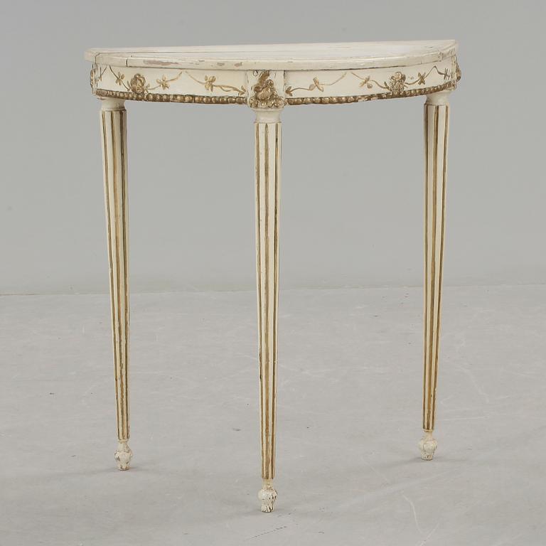 VÄGGBORD, gustaviansk stil, omkring sekelskiftet 1900.