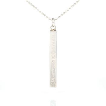 HÄNGE, Tiffany & Co, USA, sterlingsilver, omkring sekelskiftet 2000. Vikt ca 11,31 g.
