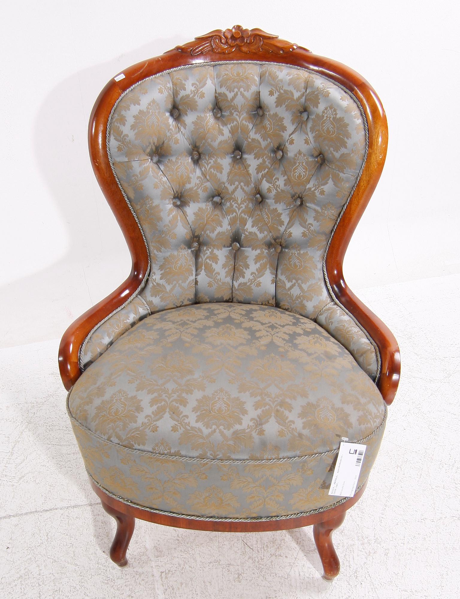 FÅTÖLJ, nyrokokostil, 1900-tal.