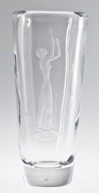 VAS, glas, Sven Palmqvist, Orrefors.