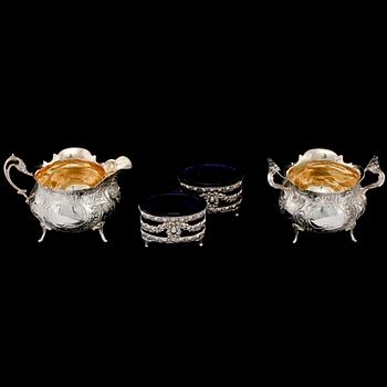 PARTI SILVER, 6 delar, 1900-tal.