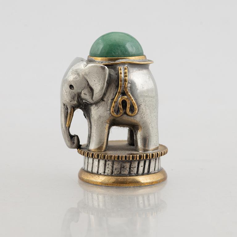 Estrid Ericson, a seal stamp in the shape of an elephant, Svenskt Tenn, Sweden, 21st century.