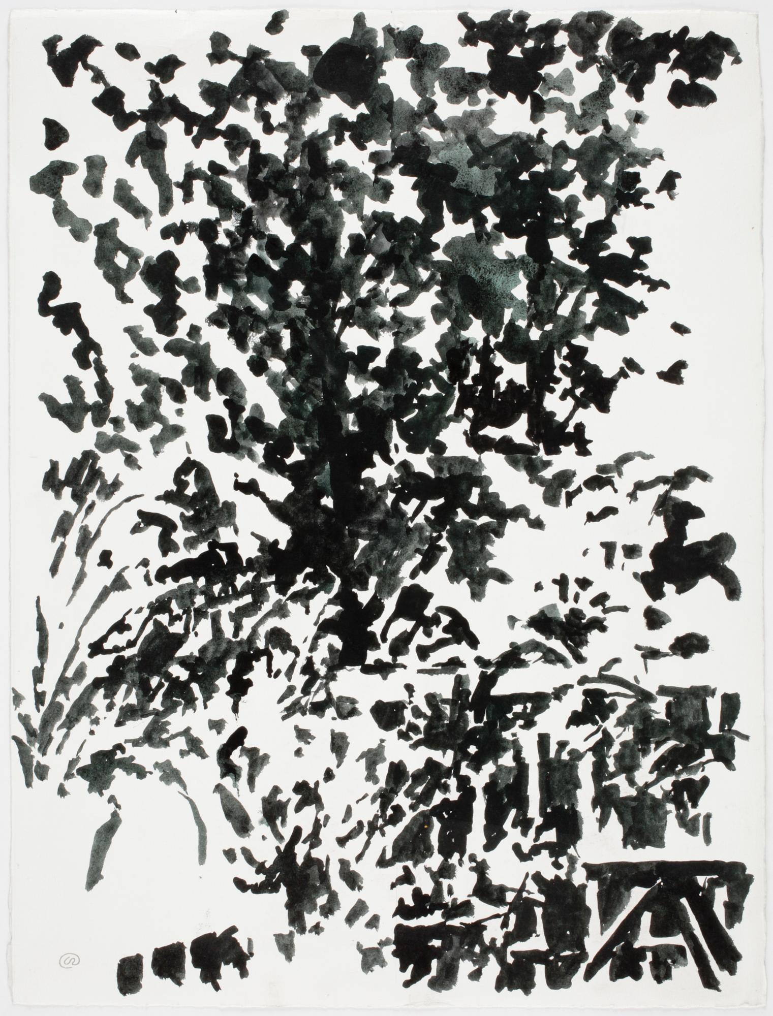 LENNART RODHE, tusch,  monogramsign samt sign a tergo.