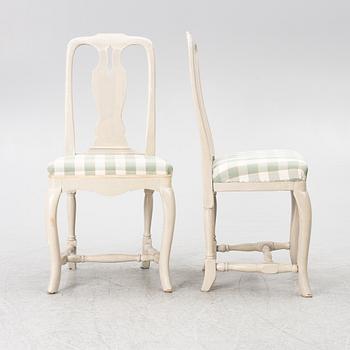 A set of 10 chairs, Rococo style, 1949.