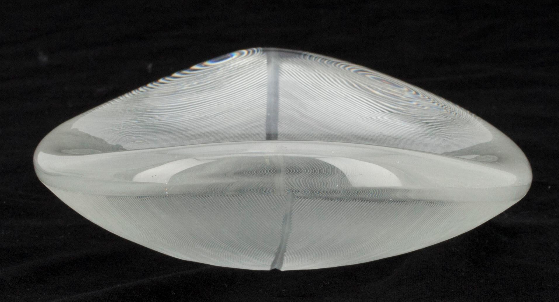 TAPIO WIRKKALA, FAT, glas, "Blad", Tapio Wirkkala, Iittala, sign.
