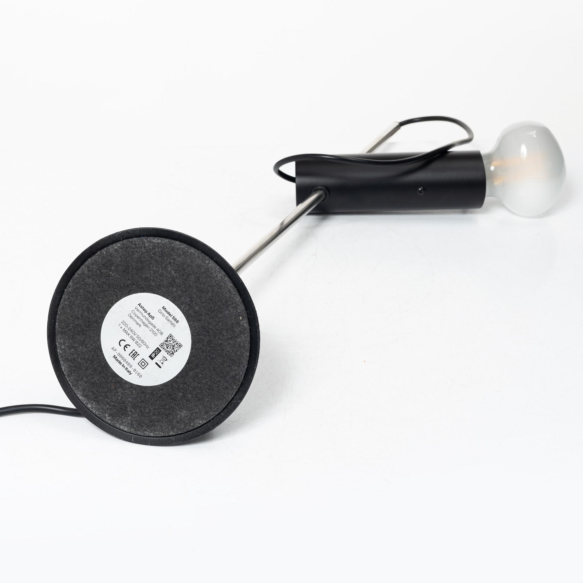 Gino Sarfatti, a table lamp, model 566, Astep, Denmark.
