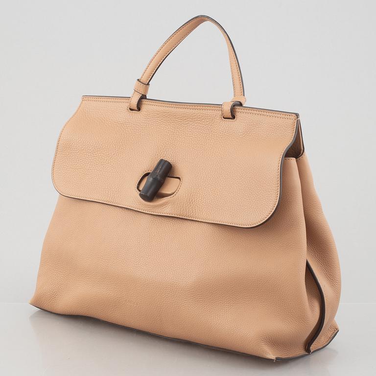 Gucci, "Bamboo Daily Top Handle" bag.