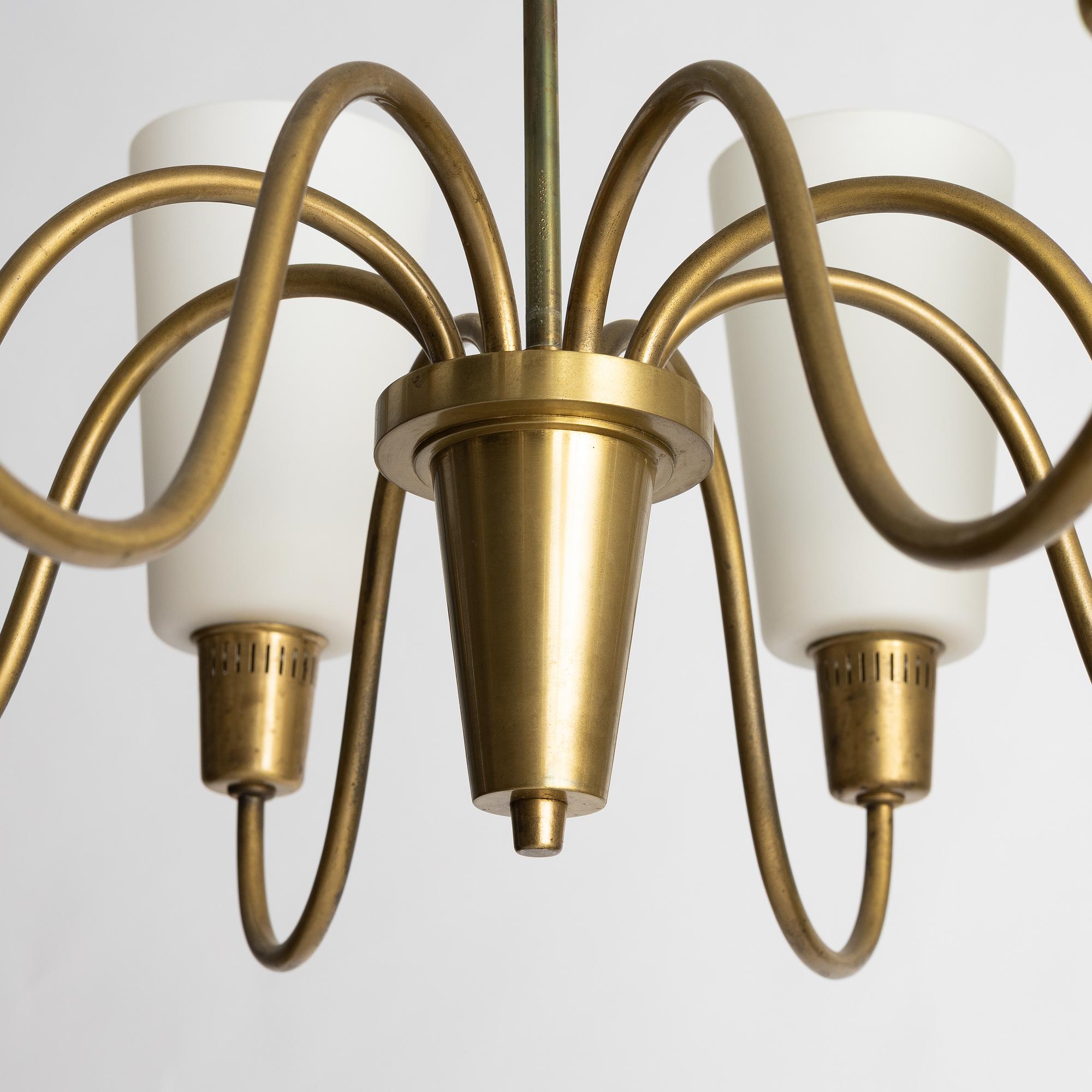 A Swedish Modern ceiling lamp, Sweden, mid20th Century.