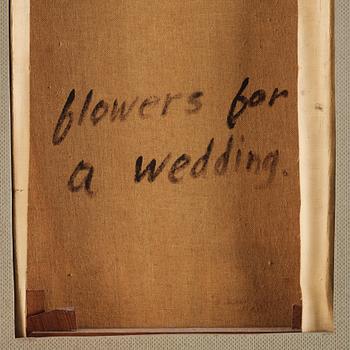 David Hockney, "Flowers for a Wedding".