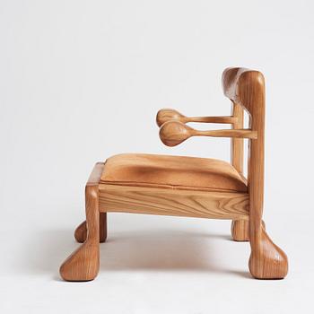 Niklas Runesson, a unique easy chair, executed in his own studio in 2019.