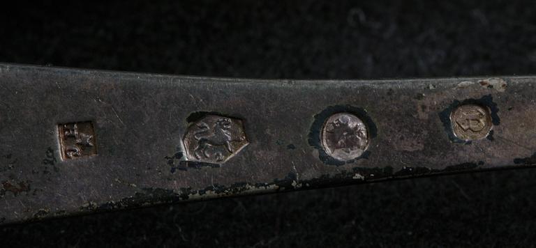 MATSKEDAR, 6 st, silver, GAB samt okända stämplar. 1900-tal.