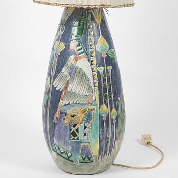 Marian Zawadzki, a floor light, Tilgmans Keramik, dated 1956.