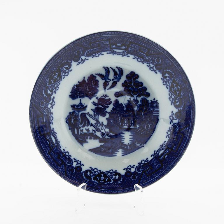 Tea cups 7 + 1 pcs "Willow" Gustavsberg first half of the 20th century stoneware.