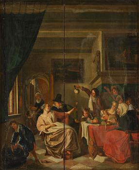 Jan Havicksz. Steen, copy after, A Merry Family Feast.