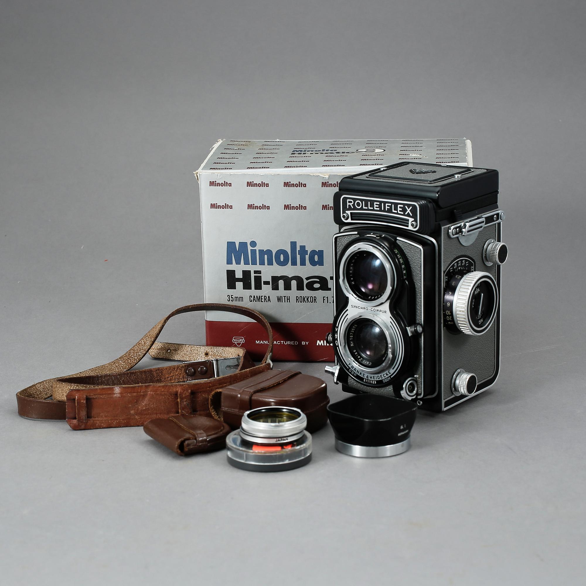 KAMERA, Rolleiflex, tidigt 1960-tal.