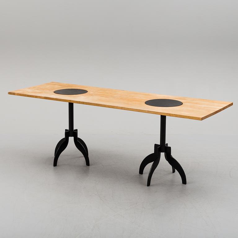 JONAS BOHLIN, matbord "Triptyk", Källemo 1989.